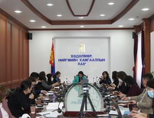 “Төв азийн бизнес эрхлэгч эмэгтэйчүүд хөтөлбөр” төслийн удирдах зөвлөлийн ээлжит хуралдаан боллоо (2022 оны 2-р сарын 25)